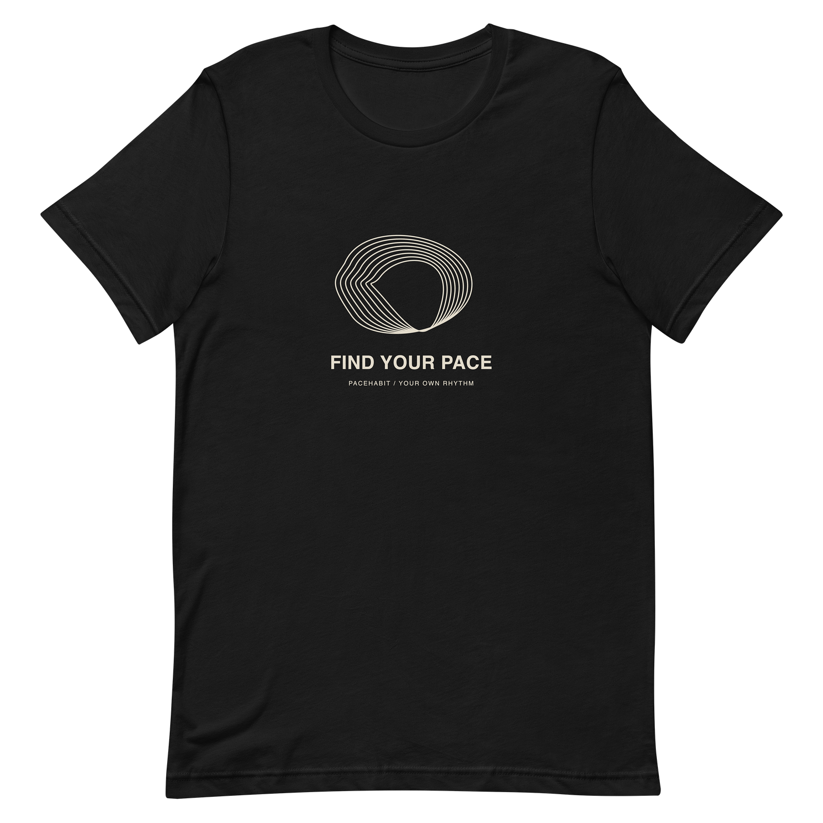 Find Your Pace Tee — Flat Front