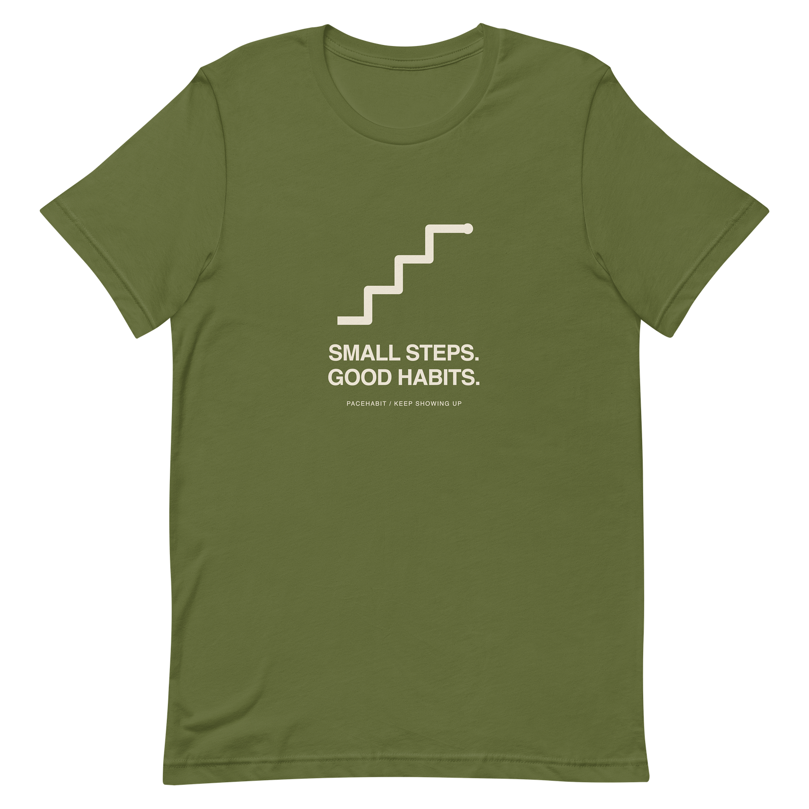 Small Steps Tee — Flat Front