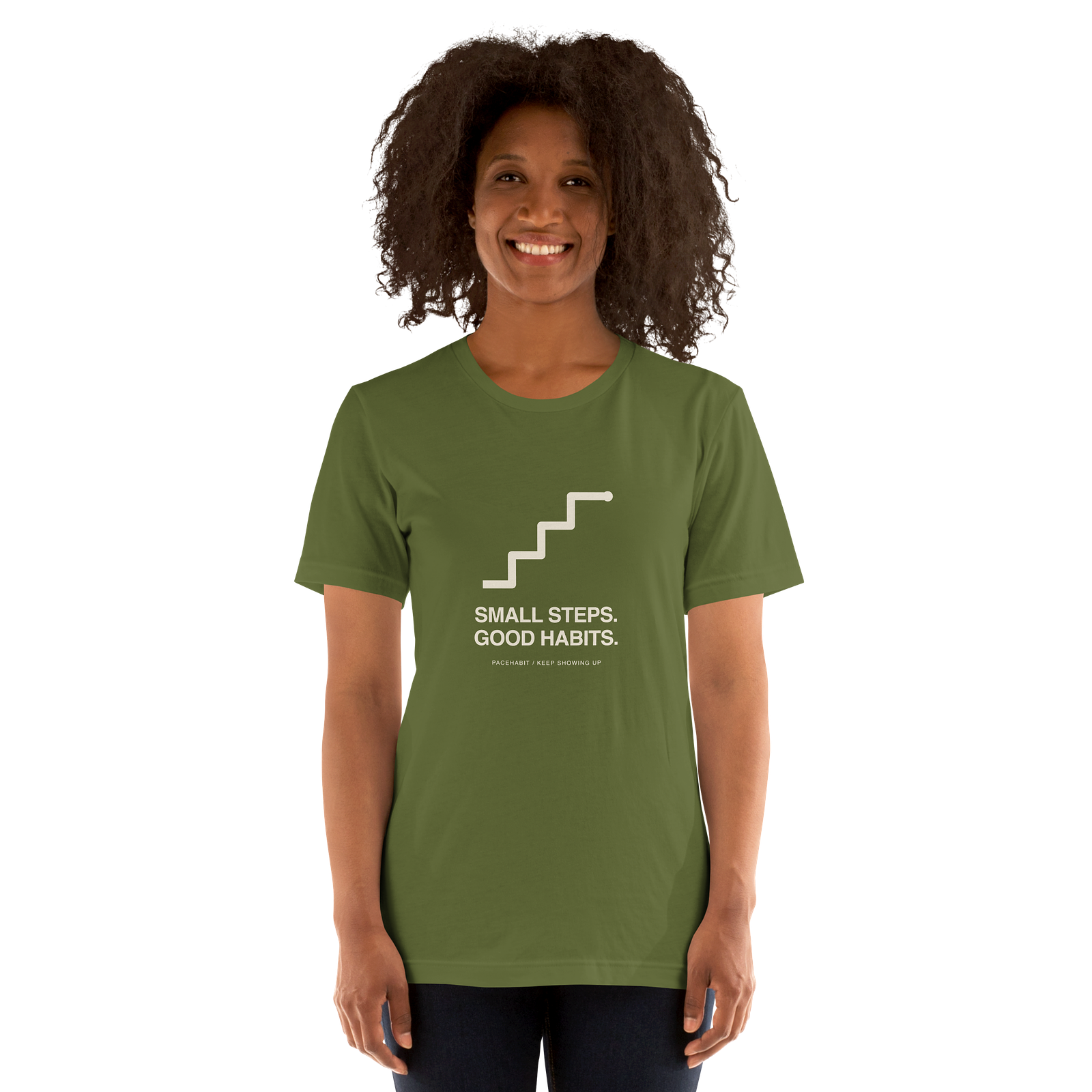 Small Steps Tee — Women's 2 Front
